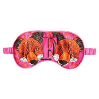 Jessica Russell Flint Printed Silk eye mask 