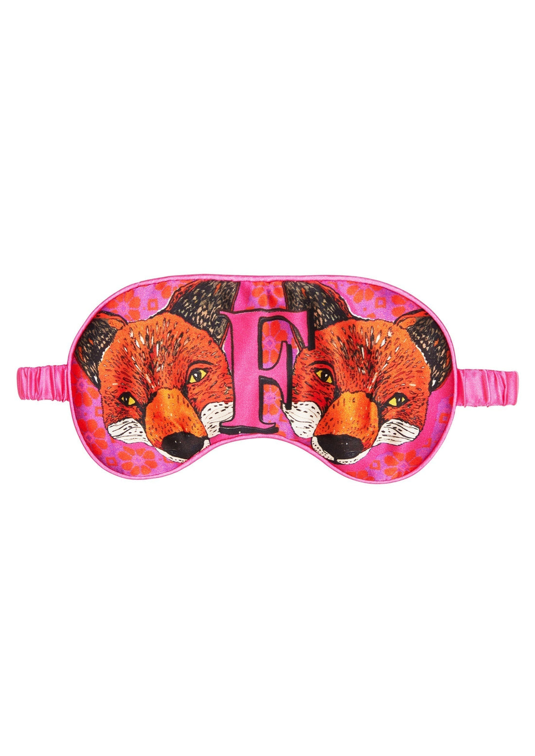 Jessica Russell Flint Printed Silk eye mask 