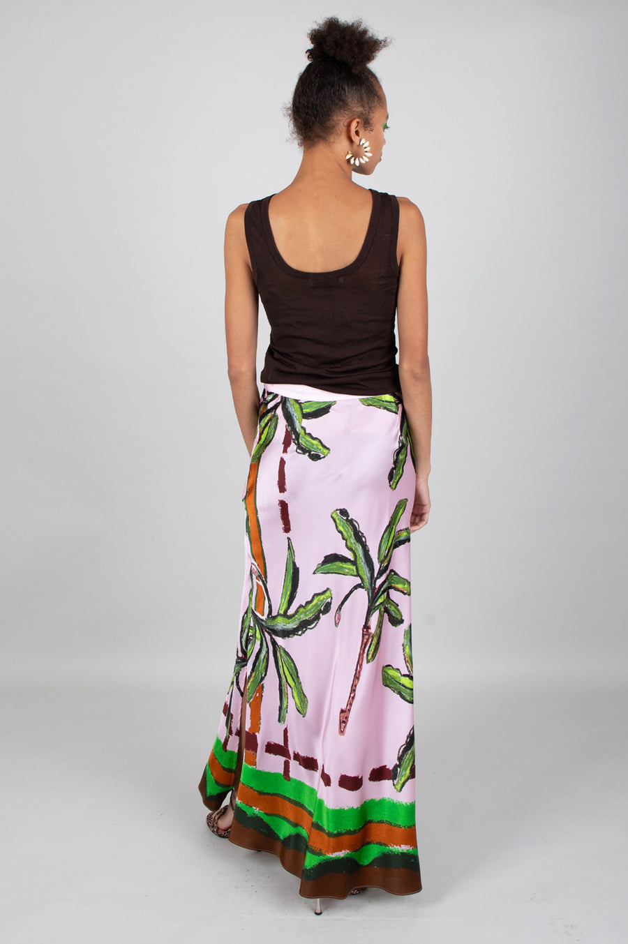 Bias Cut Maxi Skirt / "Kumulau"-JRF