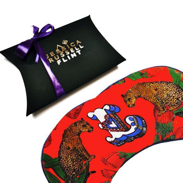 Silk Eye Mask / "L for Leopard"-JRF