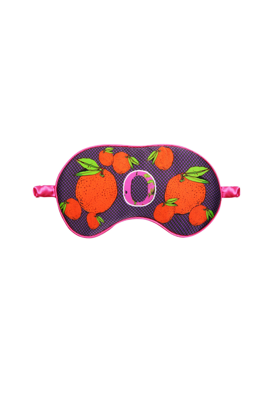 Jessica Russell Flint Printed Silk eye mask 