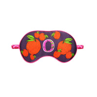 Jessica Russell Flint Printed Silk eye mask 