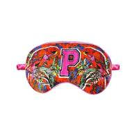 Jessica Russell Flint Printed Silk eye mask 