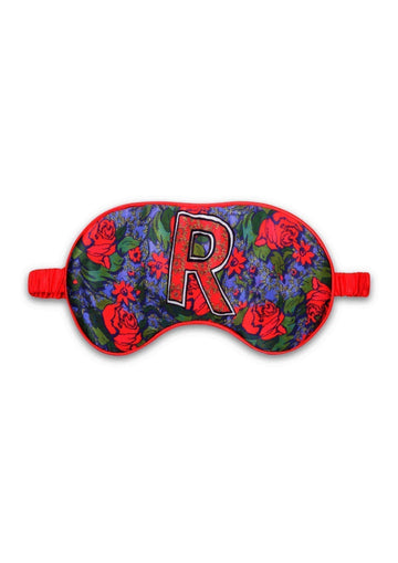 Jessica Russell Flint Printed Silk eye mask 