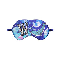 Jessica Russell Flint Printed Silk eye mask 